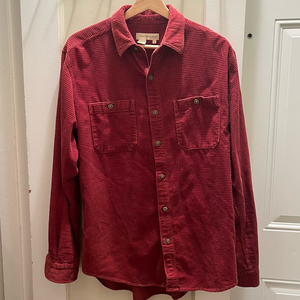 Red Territory Ahead Long-sleeve Shirt - Size M